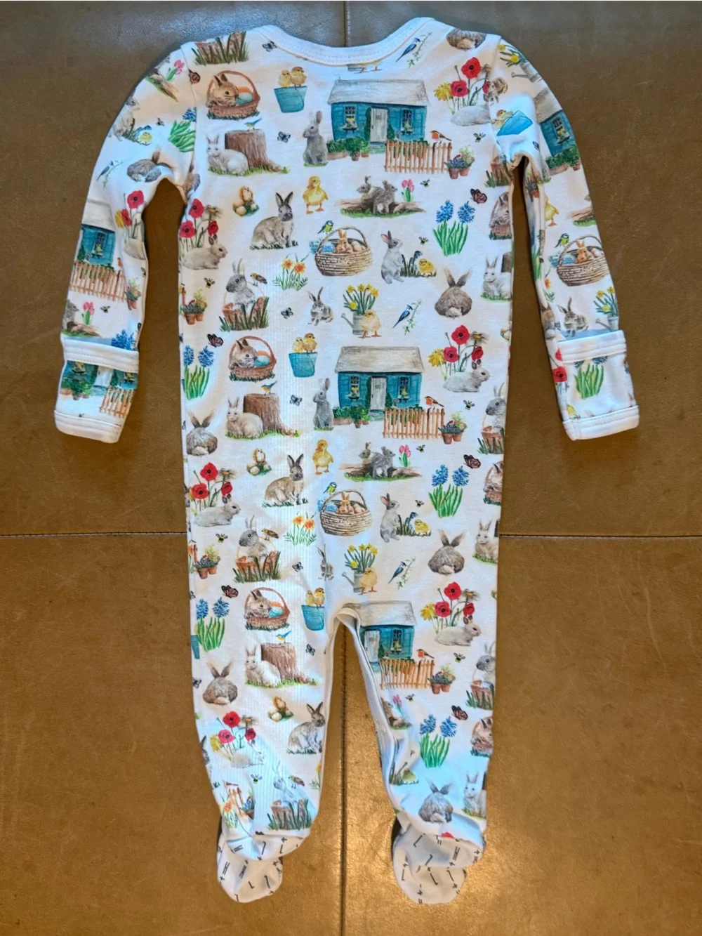 Hart + Land Organic Pima Cotton Footie 0-3M
